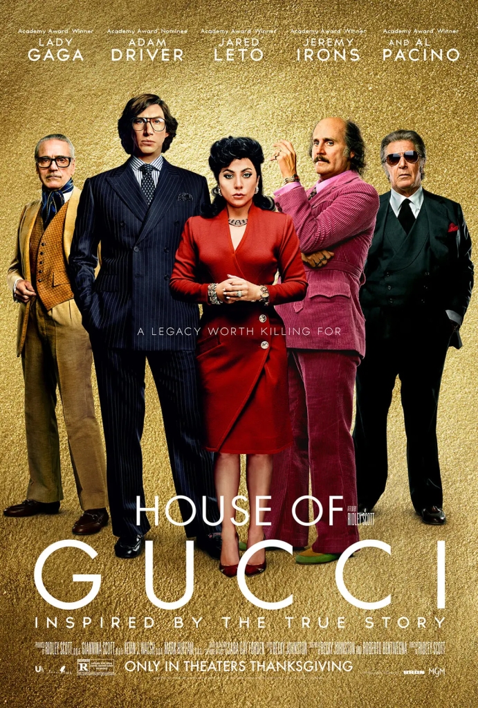 House of Gucci,Gucci名門望族,古驰家族,Gucci豪門謀殺案,海報,poster