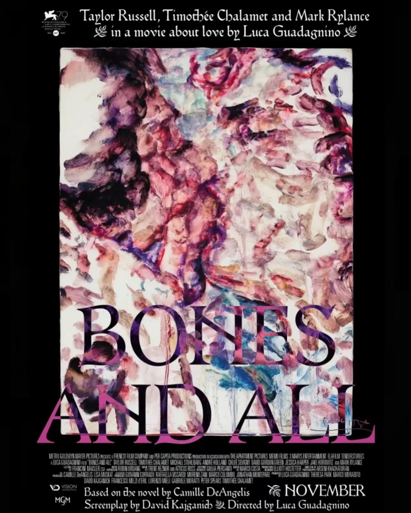 Bones and All,骨肉的總和,骨及所有,海報,poster