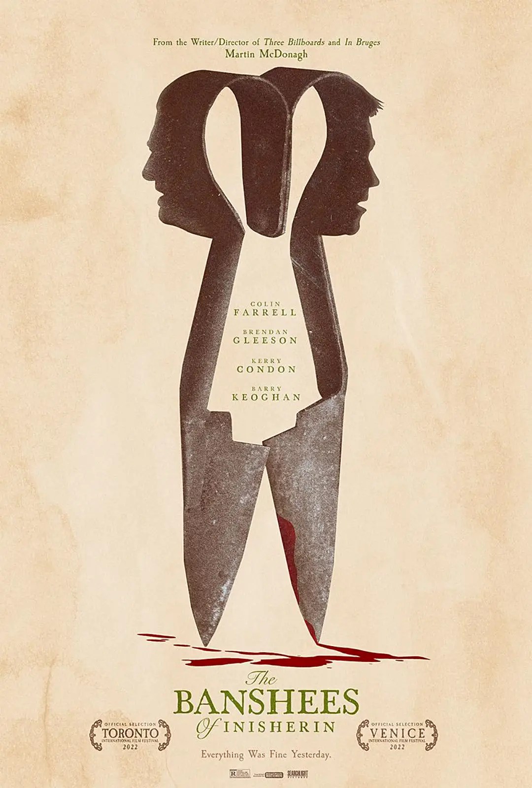 the Banshees of Inisherin,伊尼舍林的女妖,伊尼舍林的报丧女妖,海報,poster