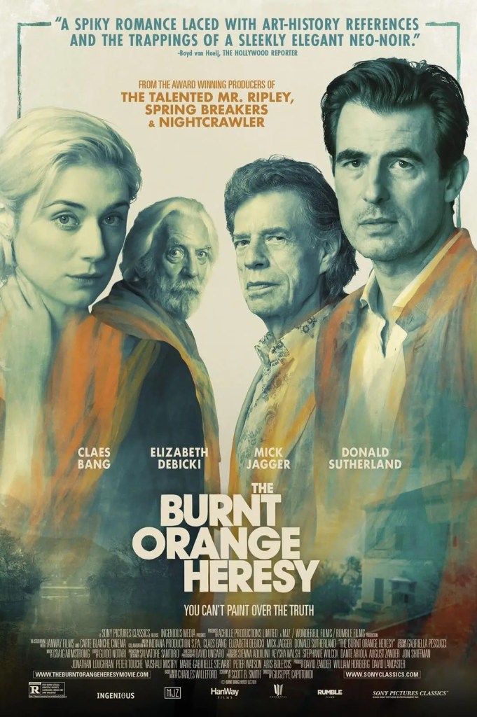 the Burnt Orange Heresy,謊畫情人,焦橙邪说,海報,poster