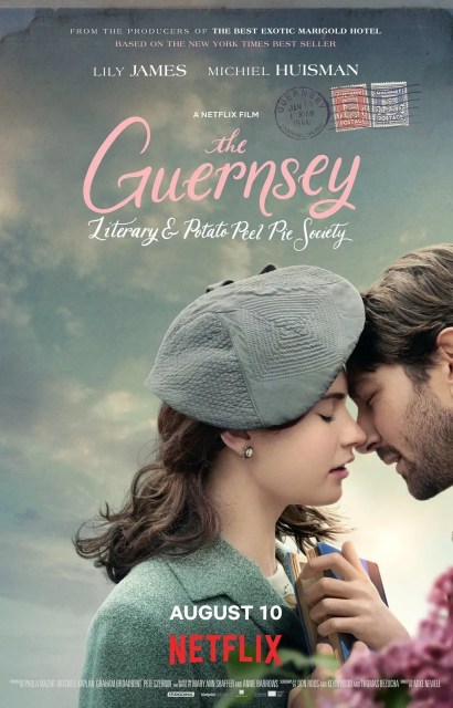 the Guernsey Literary and Potato Peel Pie Society,根西島文學佐洋芋皮派讀書會,納粹鐵蹄下的密函情書,真愛收信中,根西岛文学与土豆皮馅饼俱乐部,海報,poster